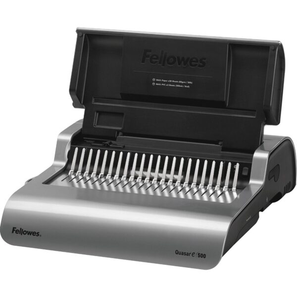 Fellowes Quasar E 500 Electric Comb Binding Machine & Starter Kit - Image 2