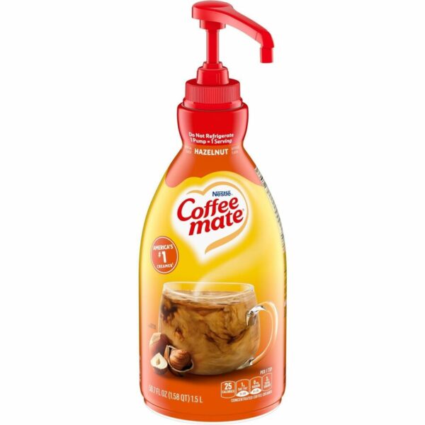 Coffee mate Hazelnut Liquid Creamer Pump Bottle - Gluten-Free