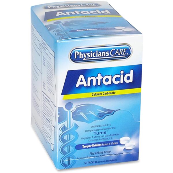 PhysiciansCare Antacid Medication Tablets