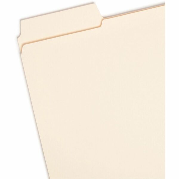 Smead SuperTab 1/3 Tab Cut Letter Recycled Top Tab File Folder - Image 3