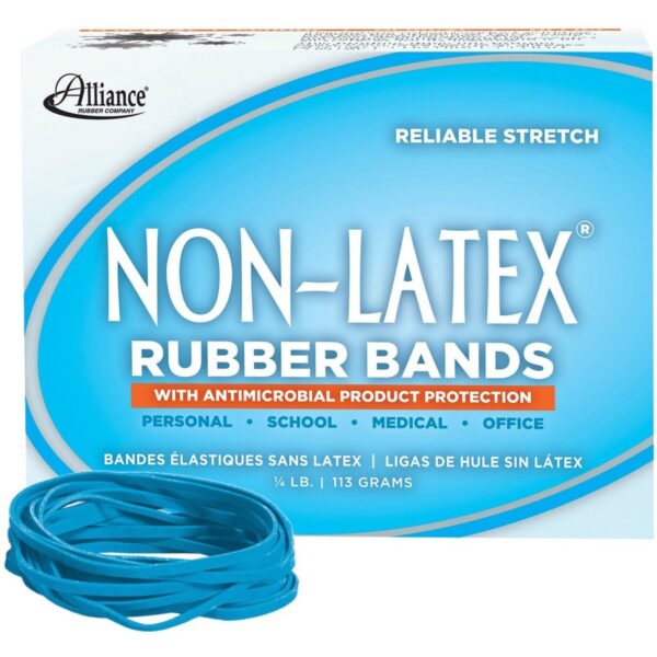 Non-Latex Rubber Bands with Antimicrobial Product Protection