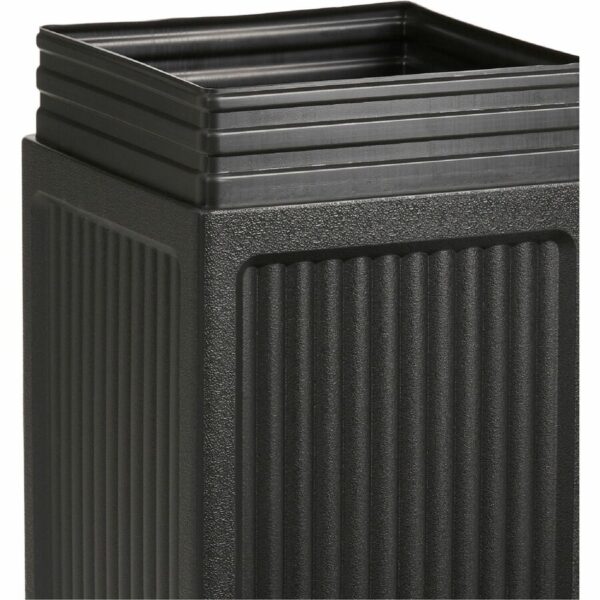 Safco Recessed Panels Waste Receptacle - Image 4