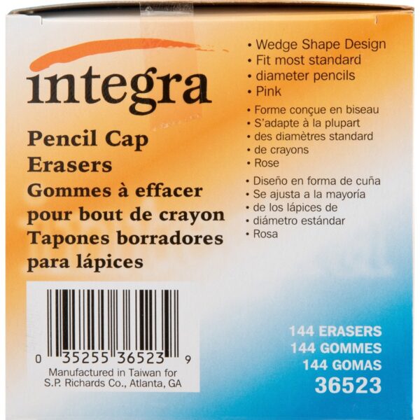 Integra Pink Pencil Cap Eraser - Image 2