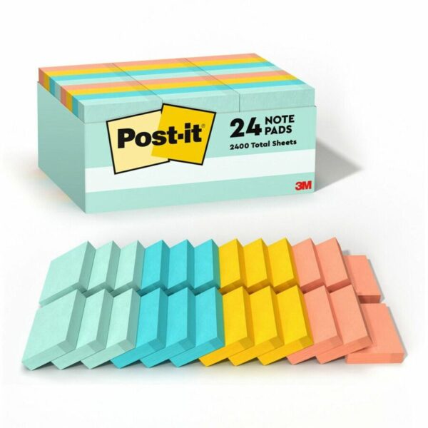 Post-it® Notes Value Pack - Beachside Café Color Collection