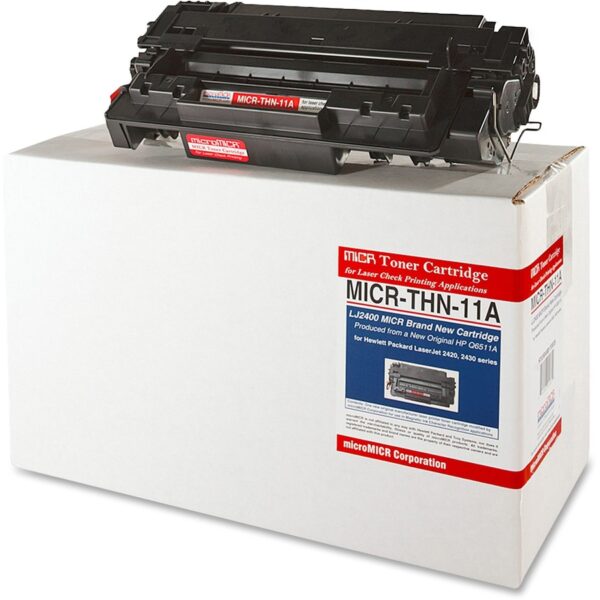 microMICR MICR Standard Yield Laser Toner Cartridge - Alternative for HP Q6511A - Black - 1 Each