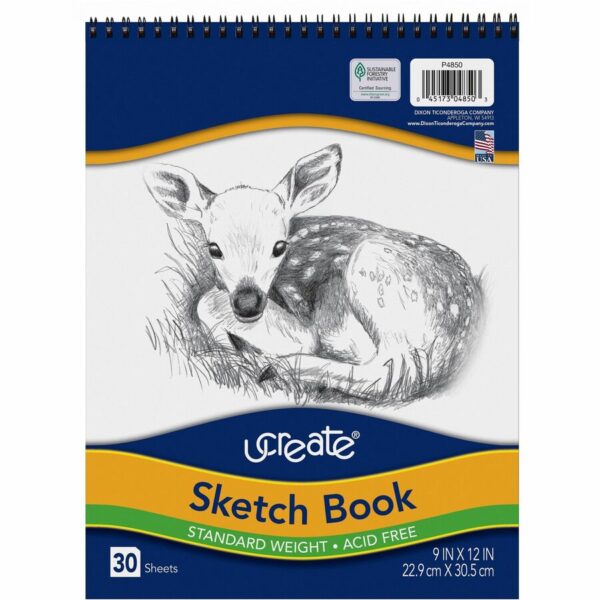 UCreate Medium Weight Acid Free Sketch Books