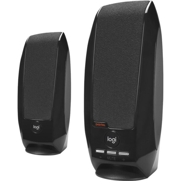 Logitech S-150 2.0 Speaker System - 1.20 W RMS - Black - Image 2