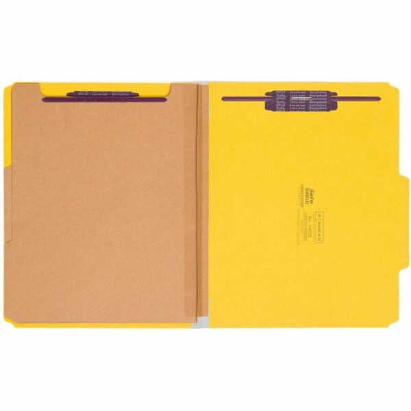 Smead SafeSHIELD 2/5 Tab Cut Letter Recycled Classification Folder - Image 3