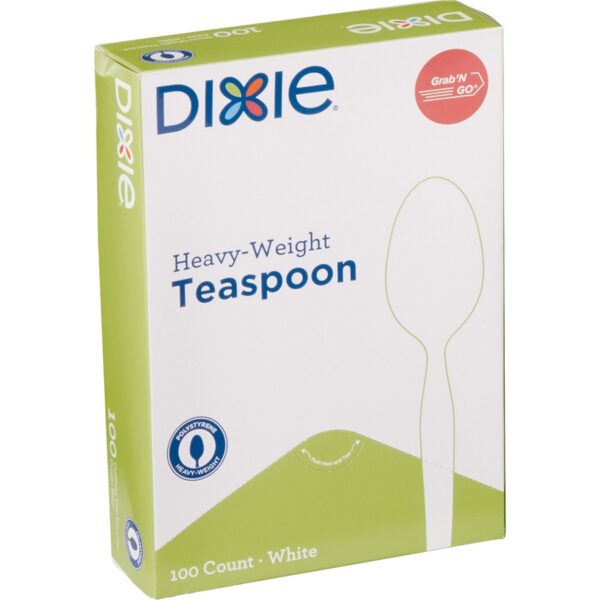 Dixie Heavyweight Disposable Teaspoons Grab-N-Go by GP Pro