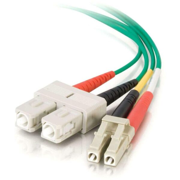 C2G Fiber Optic Duplex Patch Cable - Plenum Rated