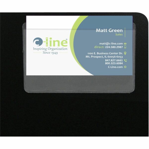 C-Line Self-adhesive Business Card Holders