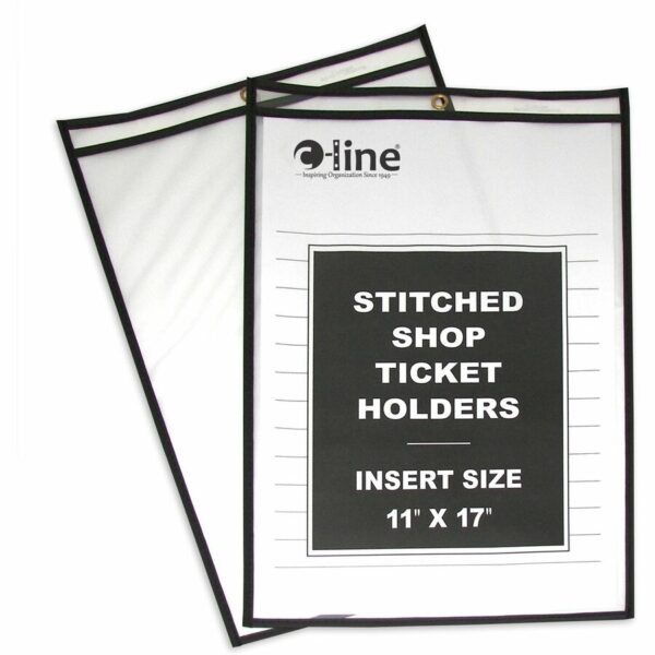 C-Line Stitched Vinyl Shop Ticket Holders