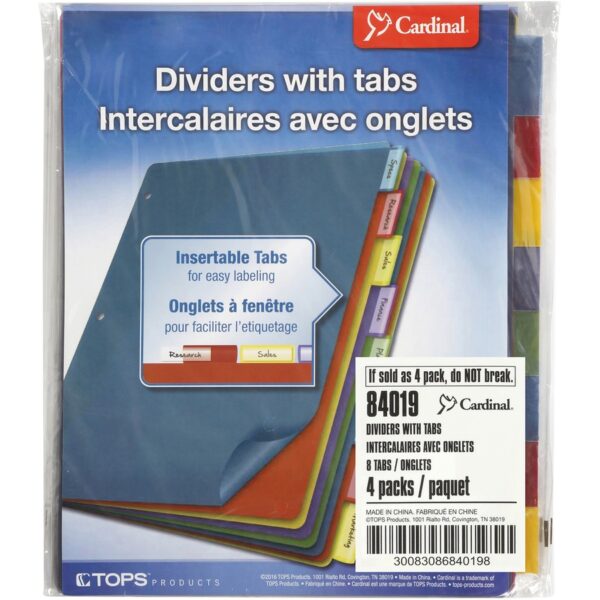 Cardinal Extra-tough Poly Dividers