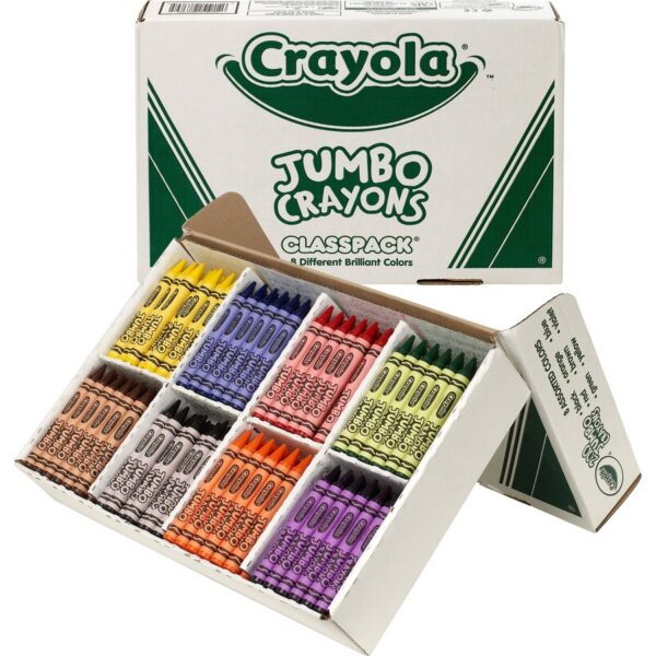 Crayola 8-Color Jumbo Crayon Classpack - Image 2