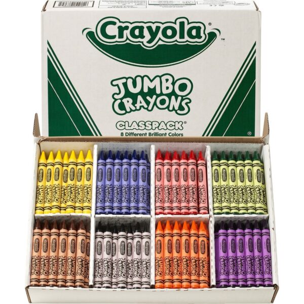 Crayola 8-Color Jumbo Crayon Classpack - Image 3