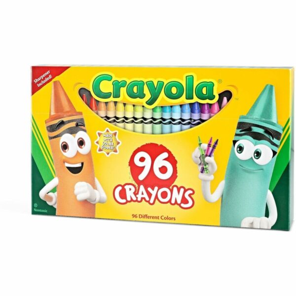 Crayola Built-in Sharpener 96 Count Crayons - Image 2