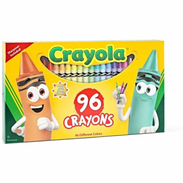 Crayola Built-in Sharpener 96 Count Crayons - Image 3