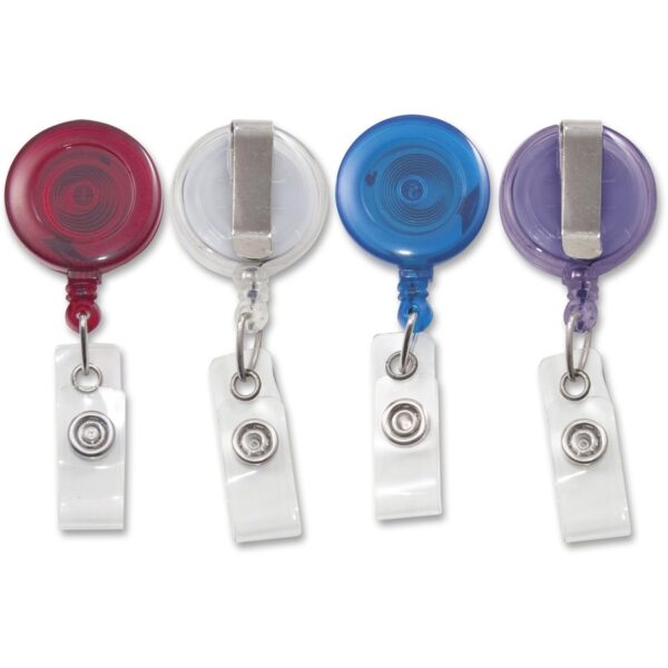 Advantus Retracting ID Card Reel with Snaps