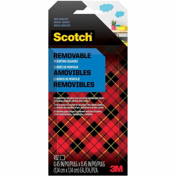 Scotch Removable Double-Sided Mounting Squares