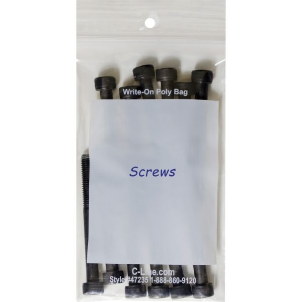 C-Line Write-On Reclosable Small Parts Bags