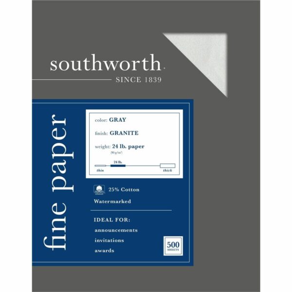 Southworth Granite Specialty Paper - Gray