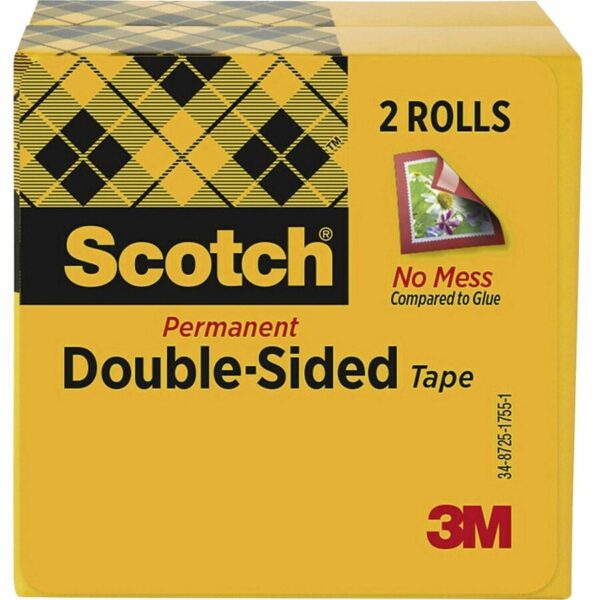 Scotch Permanent Double-Sided Tape - 1/2"W - Image 2