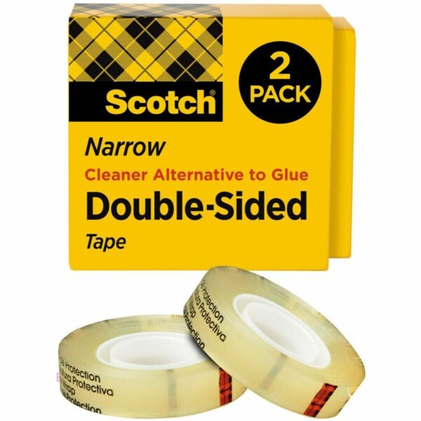 Scotch Permanent Double-Sided Tape - 1/2"W