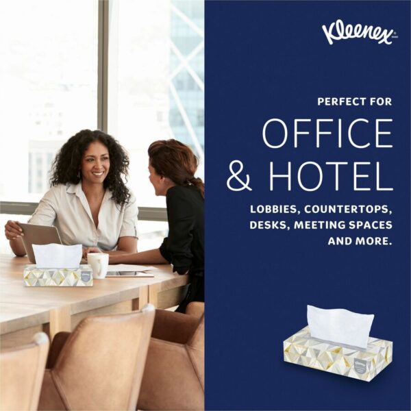 Kleenex Professional Facial Tissue for Business - Flat Box - Image 3