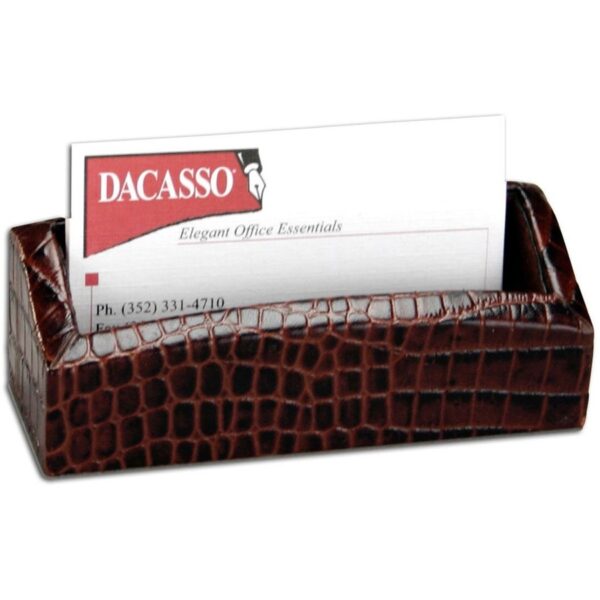 Dacasso Embossed Leather Desk Set - Image 2