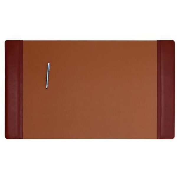 Dacasso Mocha Leather 7-Piece Desk Pad Kit - Image 2