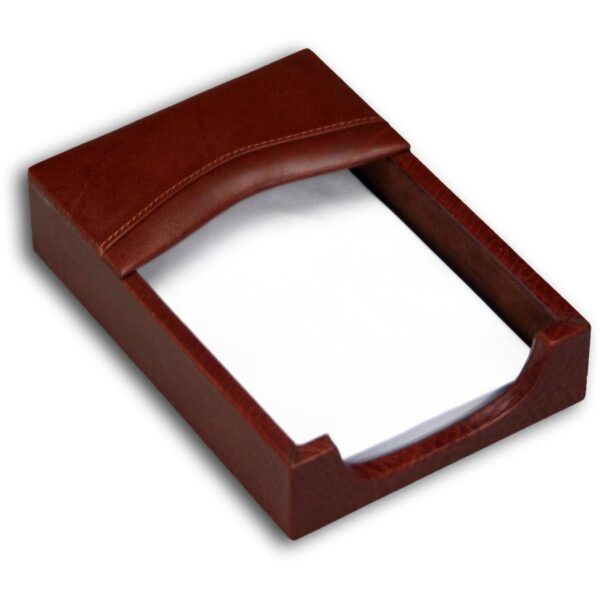 Dacasso Mocha Leather 8-Piece Desk Pad Kit - Image 3