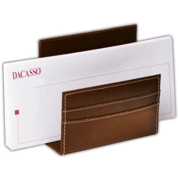 Dacasso Rustic Leather Desk Set - Image 2