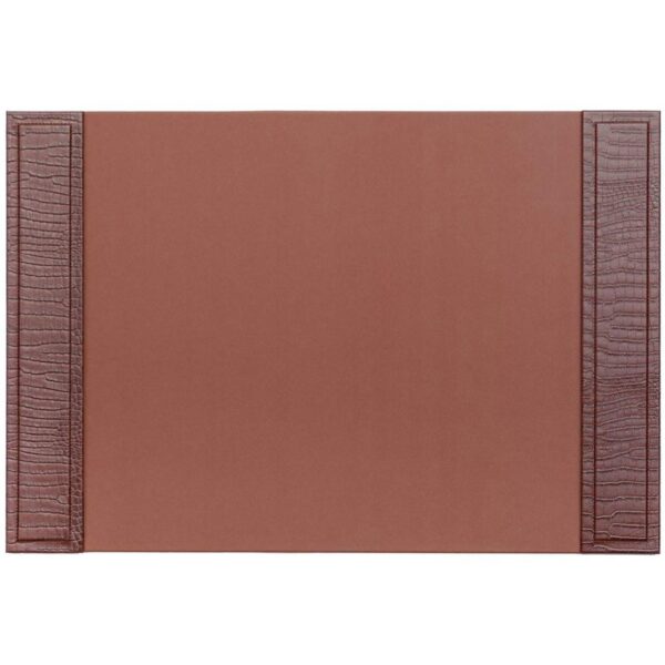 Dacasso Crocodile Embossed Side-Rail Desk Pad