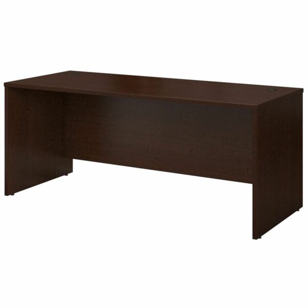 Bush Business Furniture Series C 72W x 30D Desk Shell in Mocha Cherry