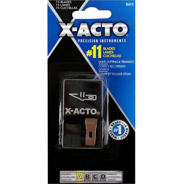 Elmer's X-ACTO No. 11 Fine Point Blades Dispenser