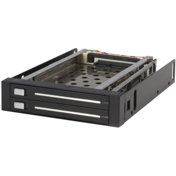 StarTech.com Drive Enclosure for 3.5" SATA/600 - Serial ATA/600 Host Interface Internal - Black