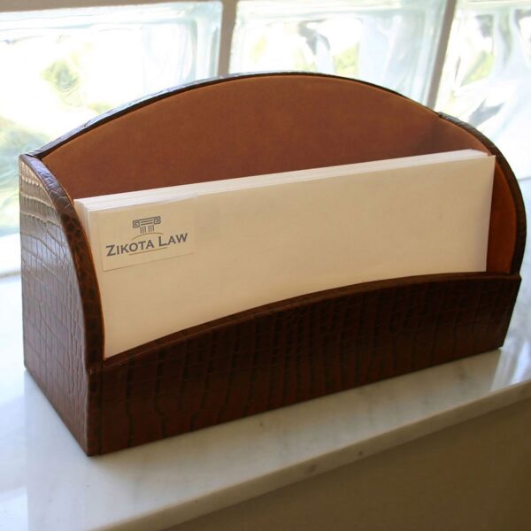 Dacasso Letter Holder with 2 Slots - Image 3