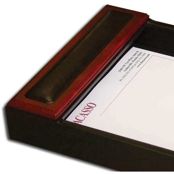 Dacasso Rosewood Letter Tray - Image 2