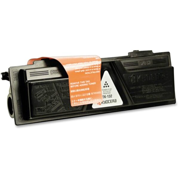 Kyocera TK-132 Original Laser Toner Cartridge - Black - 1 Each