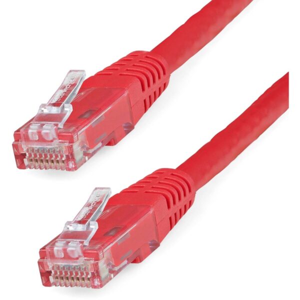 StarTech.com 3ft Red Molded Cat6 UTP Patch Cable ETL Verified