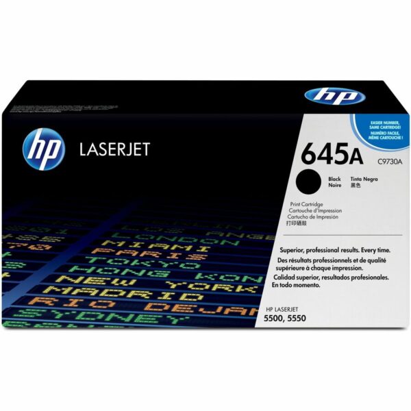 HP 645A (C9730A) Original Laser Toner Cartridge - Single Pack - Black - 1 Each