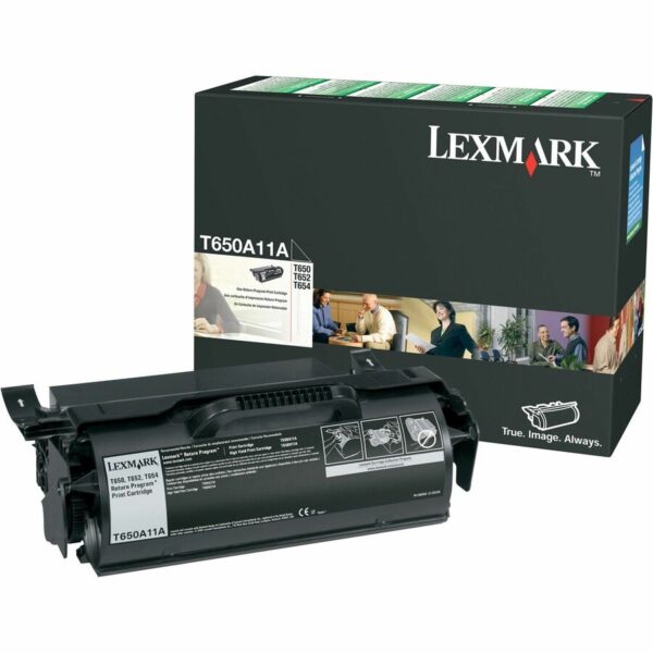 Lexmark Original Laser Toner Cartridge - Black - 1 Each