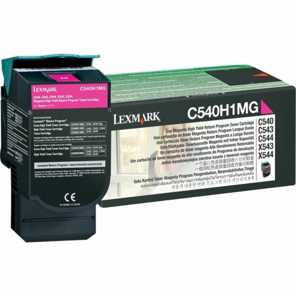 Lexmark Original Laser Toner Cartridge - Magenta - 1 Each