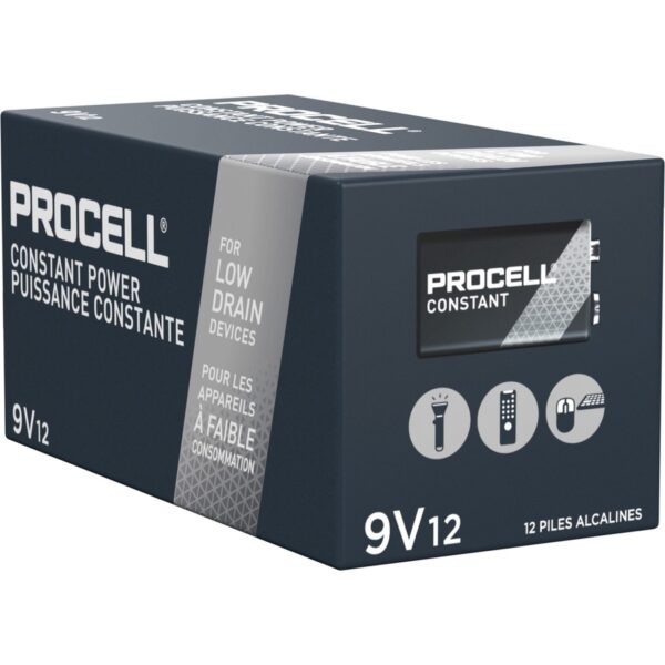 Duracell 9-Volt Procell Alkaline Constant Batteries