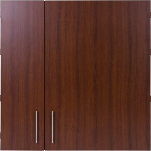 MasterVision 2-door Cherry Conference Cabinet - Image 2