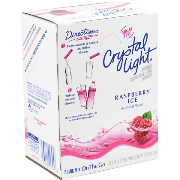 Crystal Light On-The-Go Raspberry Mix Sticks - Image 2