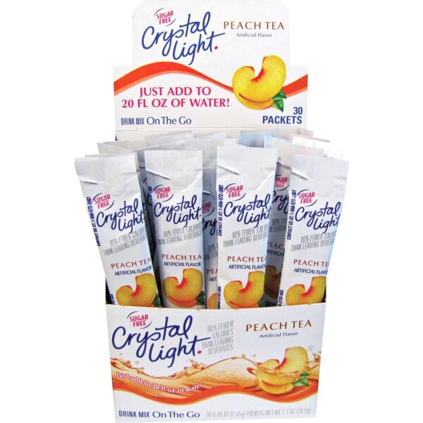 Crystal Light On-The-Go Mix Peach Sticks