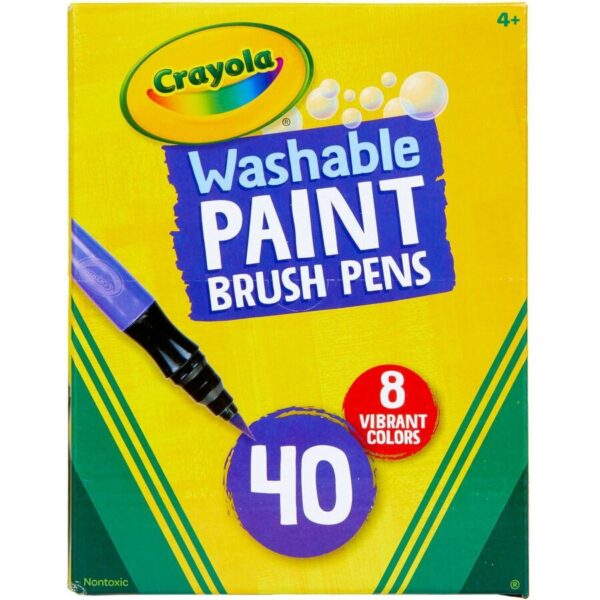 Crayola Washable Paint Brush Pens - Image 4