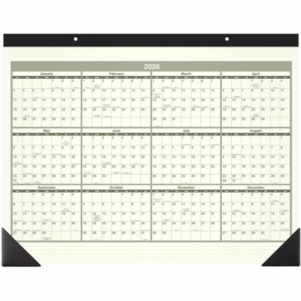 At-A-Glance Recycled Monthly Desk Pad, Standard, 22" x 17" - Image 5