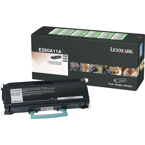 Lexmark Standard Yield Laser Toner Cartridge - Black - 1 Each